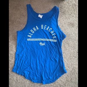 VS PINK aloha beaches tank